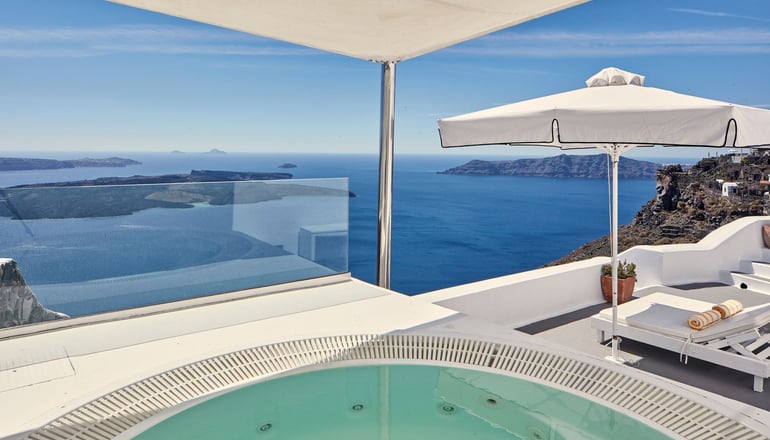 5* Katikies Chromata Santorini / The Leading Hotels of the World - Ημεροβίγλι, Σαντορίνη