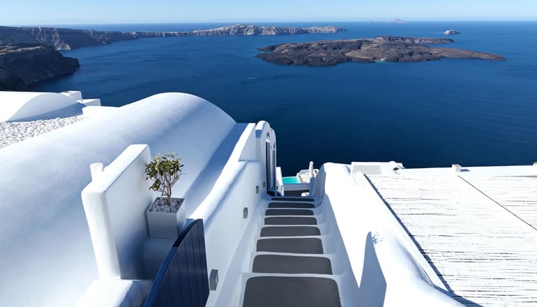 5* Katikies Chromata Santorini / The Leading Hotels of the World - Ημεροβίγλι, Σαντορίνη