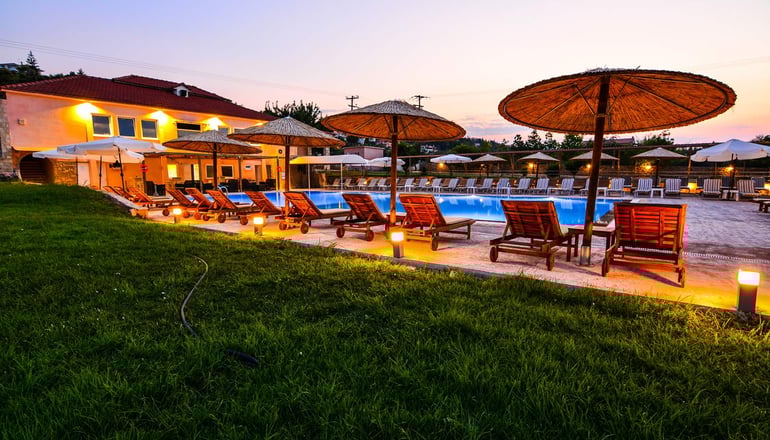 Black & White Boho Resort