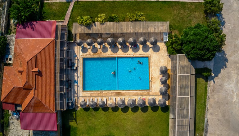 Black & White Boho Resort