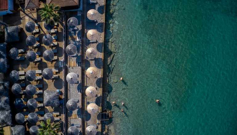 Black & White Boho Resort