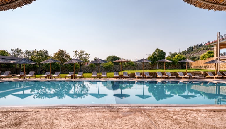 Black & White Boho Resort