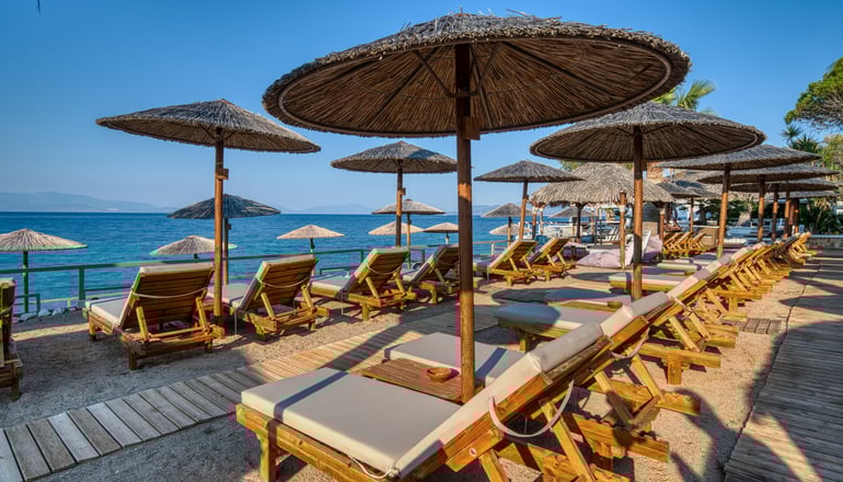 Black & White Boho Resort