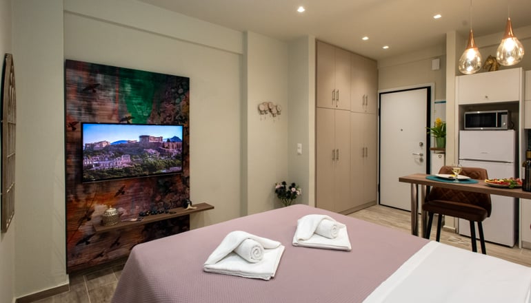 Blue Ark Romantic Studio under Acropolis - Αθήνα